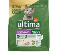 ltima Cibo per Gatti Sterilizzati Adulti con Pollo, 440g Ultima