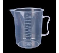 LTKJ Jarra medidora de plástico transparente reutilizable para mezclar pintura, manchas, epoxi, 1000 ml