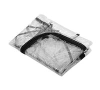 LTLJX Mascota cochecito cubierta de lluvia, cochecito perro protector impermeable carro cubierta viaje cochecito viento polvo escudo grado alimenticio EVA ojo proteger, F