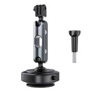 LTMSAQRS Soporte de Aluminio Ajustable de 360° Compatible con GoPro y dji con Ventosa eléctrica for Coche(DJ-1 for Gopro)