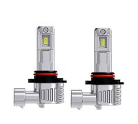 LTONXEN Bombillas LED 9005(HB3), 50W 6500K Luz Blanca 16000LM Coche Lampara | 12V Coche y Moto Plug & Play para Faros de Universales Kits, P20d Alveolo (2 Pcs)