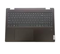 LTPRPTS Funda superior de repuesto para laptop, reposamuñecas, teclado retroiluminado, parte de montaje para Lenovo Yoga 7 16IAH7 5CB1J03962 AM2E5000P00 gris pizarra