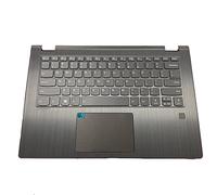 LTPRPTS Repuesto para ordenador portátil, reposamanos retroiluminado, parte de montaje para Lenovo Flex 6-14IKB 6-14ARR Yoga 530-14 530-14IKB 530-14ARR 5CB0R08815 Gris