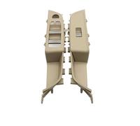 LTQSIV 2 Cubiertas Interiores Panel Interruptores Ventana Manija Puerta Delantera Izquierda Derecha Volante Izquierda Derecha Para Serie 6 GT G32 2017-2022(Front 2PCS-Beige)
