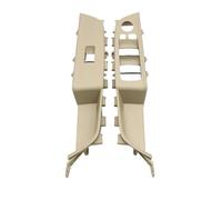 LTQSIV 2 Cubiertas Interiores Panel Interruptores Ventana Manija Puerta Delantera Izquierda Derecha Volante Izquierda Derecha Para Serie 6 GT G32 2017-2022(RHD 2PCS-Beige)