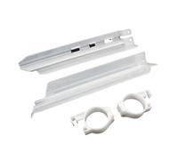 LTQSIV Anti Crash para Kawasaki KLX 250 300R 650 650R KDX 125 200 Cubierta Protectora Horquilla Delantera Amortiguador Accesorios Motocicletas Protector Almohadilla Antichoque(Blanco)