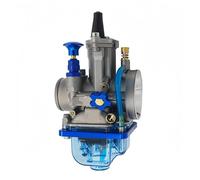 LTQSIV Carburador Motor para Kawasaki KX65 KX85 KX100 KX125 PWK 28mm 50cc-150cc 2/4-Stroke ATV/UTV Motor Motocicleta con Cubierta De Carburador Azul Carburador