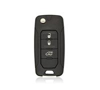 LTQSIV Llave de Coche Accesorio Carcasa De Repuesto para Llave Plegable De 3 Botones para Jeep para Renegade 2015 2016 2017 2018