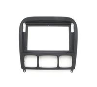 LTQSIV Montaje Autoradio Marco Kit De Marco para Radio De Coche con Unidad Principal Android para Clase S W220 1998 1999 2000 2001 2002 2003 2004 2005(Black,7 Inch)