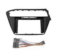LTQSIV Montaje Autoradio Marco Kit De Marco Reinstalación Radio para Hyundai I20 2018 2019 Instalación De Estéreo Automático Panel De Tablero Fascia Bisel Placa Frontal(RHD and Cable)