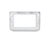 LTQSIV Montaje Autoradio Marco Kit Marco para Radio Coche Android 2 DIN para Skoda para Fabia 2007-2014 Instalación Estéreo Automático Panel Tablero Montaje Cubierta Fascia Bisel(Plata,9 Inch)