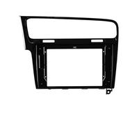 LTQSIV Montaje Autoradio Marco Kit Marco para Radio De Coche para VW para Golf 7 2013 2014 2015 2016 2017 Instalación Estéreo para Coche Panel Tablero Fascia Bisel Placa Frontal(Black,7 Inch)