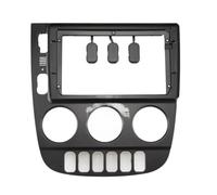 LTQSIV Montaje Autoradio Marco Kit Montaje para Panel Instrumentos con Adaptador Marco Coche 9 Pulgadas para Radio Android para ML320 M-Clase W163 2003-2005(Full Set Black)