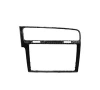 LTQSIV Montaje Autoradio Marco Marco Decorativo para Radio Coche 8 9,2 Pulgadas Color Negro Piano Gris Fibra Carbono con Pantalla Táctil Embellecedor para VW para Golf 7 7.5(8 Inch Piano Black)
