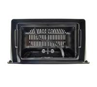 LTQSIV Montaje Autoradio Marco Marco Embellecedor Universal 9/10 Pulgadas Radio Coche Android 2 Doble DIN para Coches Camiones Autocaravanas Antiguas Incluye Panel Estéreo Kit(9 Inch)