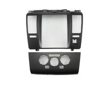 LTQSIV Montaje Autoradio Marco Marco Frontal De Radio Coche 9 Pulgadas Color Negro para Nissan para TIIDA 2006-2011 Reproductor Estéreo MP5 con Android Unidad Principal 2DIN(9.7inch 06-11 Black)