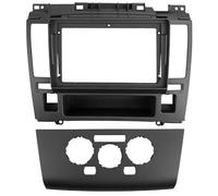 LTQSIV Montaje Autoradio Marco Marco Frontal De Radio Coche 9 Pulgadas Color Negro Reproductor Estéreo MP5 con Android Unidad Principal 2DIN para Nissan para TIIDA 2006 2007-2011(9Inch 06-11 Black)
