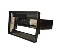 LTQSIV Montaje Autoradio Marco Marco Modificación Navegación 1 DIN 9 10 Pulgadas Radio Estéreo Universal Coche Pantalla Táctil Compatible con Reproductores MP5 Autorradio(B)