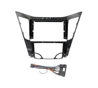 LTQSIV Montaje Autoradio Marco Marco Panel Audio para Coche De 9 Pulgadas para Hyundai para Sonata YF 2011-2015 Panel Montaje Radio con Video Android(Frame Cable)