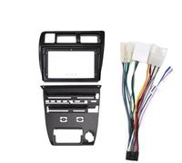 LTQSIV Montaje Autoradio Marco Panel Radio 9 Pulgadas para Toyota para Corolla para Sprinter 1991-1997 Manual con Aire Acondicionado Adaptador Consola(Frame Cable RHD MT)