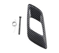LTQSIV Para Ford Para Ranger T6 2012-2021 Y Para Everest 2015-2021 Moldura Interior De La Manija De La Puerta, Gris Y Negra.(Carbon Fibre Left)