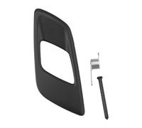 LTQSIV Para Ford Para Ranger T6 2012-2021 Y Para Everest 2015-2021 Moldura Interior De La Manija De La Puerta, Gris Y Negra.(Black Left)