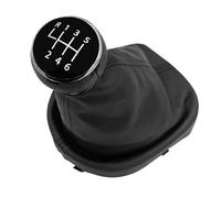 LTQSIV Para VW Para Caddy 2 II MK2 Para Touran 2004 2005 2006 2007 2008 2009 Pomo De Palanca De Cambios Funda De Fuelle De Palanca De Cambios Negra(6 Speed)