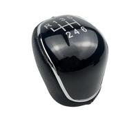 LTQSIV Pomo Palanca De Cambios Para Coche Funda Protectora Para Maletero Collar Para Ford Para Mondeo 4 Mk4 IV 2007 2008 2009 2010 2011 2012 2013 2014(6 Speed Black Knob)