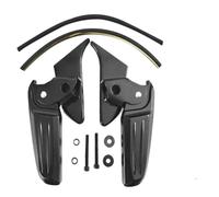 LTQSIV Reposapiés Motocicleta Pedales Plegables Moto Pedales Modificados para P&iaggio Vespa Primavera LX LXV 150 125 Estriberas Motocicleta(Black)