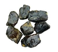 LTRAJUYNH 150-160 g 1 Bolsa Ámbar Cristal Bruto Aurora Boreal Sangre Birmano Piedra Vintage Material