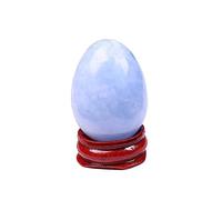 LTRAJUYNH 1pcs Crystal Egg Jewelry Quartz Magic Sphere Home Decor Ore Gift (Color : Kyanite)