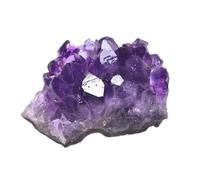 LTRAJUYNH Amethyst Crystal Cluster Geode Cave Stones Small Clusters Irregular Gemstone for Home Desk Decor,80-100g