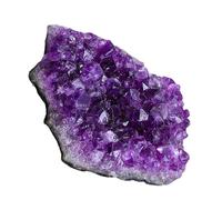 LTRAJUYNH Amethyst Crystal Clusters Stone Cutting Witch Quartz Stones Ornaments (Size : 40-50g)
