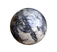 LTRAJUYNH Black Moonstone Sphere Polished Crystal Ball Home Office Stone Feng Shui Ornaments,55~60mm