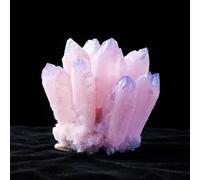 LTRAJUYNH Crystal Cluster,Clear Quartz,Amethsyt,Smoky, Raw Gemstone for Home Office Decoration Ornament,A,300~400g