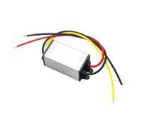 LTRAJUYNH DC24V to 12VDC Buck Converters 1A Step Down Waterproof Module Voltage Regulator Car Power Supply Aluminum