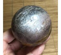 LTRAJUYNH Decorative Ornaments Gray Moonstone Quartz Sphere Crystal Ball (Size : 900-1000g)
