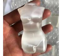LTRAJUYNH Hand Carved Selenite Crystal Gypsum Female Model Body Craft Ornament Home Decor(Size:1pcs)