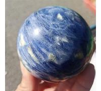 LTRAJUYNH Kyanite Stone Ball Quartz Crystal Gem Home Office Decoration Gift Ornaments (Size : 6.6-7cm)