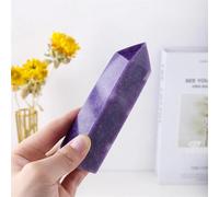 LTRAJUYNH Lepidolite Crystal Column Point Ornament Wand Collection and Home Decor 1PC Ornaments (Size : 200-250G)