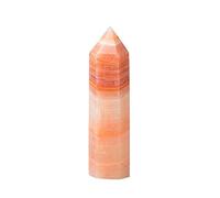 LTRAJUYNH Quartz Stone Ornament Red Crystal Point Afghan Jade Home Decor Tower Wand DIY Gift (Size : 50-60mm)