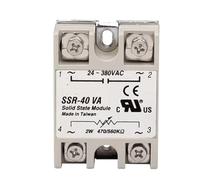 LTRAJUYNH SSR Solid State Relay SSR-40VA 40A Relais Regulator 24-380VAC Output 40VA Single Phase