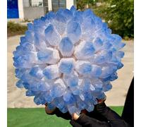 LTRAJUYNH Stone Blue Crystal Cluster,Bluestone Quartz, Stone(Size:300-400g)