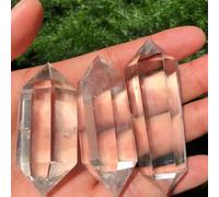 LTRAJUYNH Stone White Crystal Double-Sided Tip Column Magic Repair Quartz Stone(1000g)