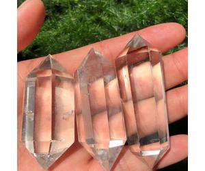 LTRAJUYNH Stone White Crystal Double-Sided Tip Column Magic Repair Quartz Stone(500g)