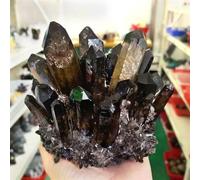 LTRAJUYNH teacrystal Obelisk Crystal Cluster Spiritual Stone Ornaments (Size : 1.0-1.2kg)