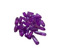 LTRAJUYNH Titanium Purple Aura Quartz Crystal Cluster Ornaments (Size : 100g)