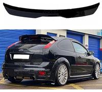 LTSRLL Coche Alerón Trasero para Ford Focus MK2 ST Spoiler 2004 2005 2006 2007 2008 2009 2010 2011, ABS Trasero del Maletero Spoiler Labio del ala del Techo Kit Carrocería, Coche Accesorios