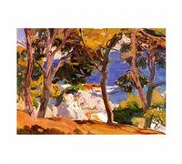 Ltt-Ydd-Ccl Joaquin Sorolla y Bastida Lienzos de Arte Moderno -Decoración Pared -Lienzo Pinturas Pasillo Decorativo Poster Impresiones Decoración Del Hogar(30x42cm-12x17inch) Sin Marco