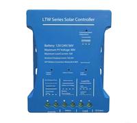 LTW Controlador de carga solar 20A para PWM 12V/24V/36V Auto, WiFi App Remote For Acid for lifepo4 para batería Off-Grid System (LTW2410)